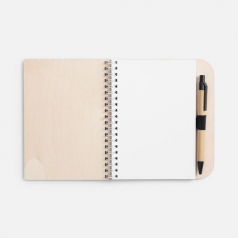 Блокнот на пружине Woodpad на заказ фото 