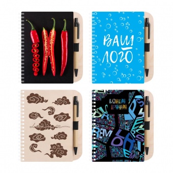 Блокнот на пружине Woodpad на заказ фото 