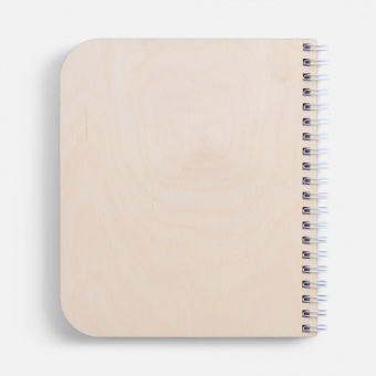 Блокнот на пружине Woodpad на заказ фото 