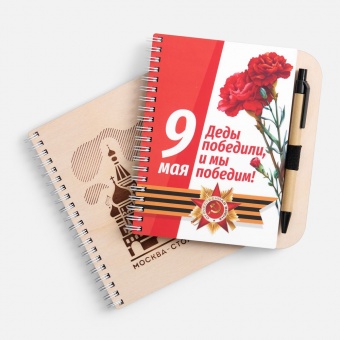 Блокнот на пружине Woodpad на заказ фото 