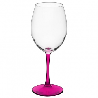 Бокал для вина Enjoy, розовый (фуксия) фото 