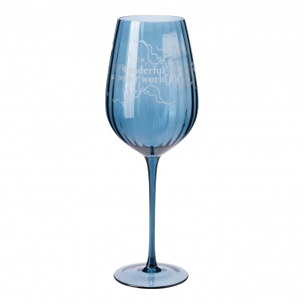 Бокал для вина Toscana, синий фото 