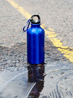 Бутылка для спорта Re-Source, синяя фото 