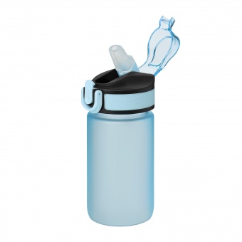 Бутылка для воды Flip mini, голубая фото 
