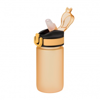 Бутылка для воды Flip mini, оранжевая фото 