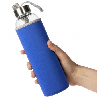 Бутылка для воды Sleeve Ace, синяя фото 