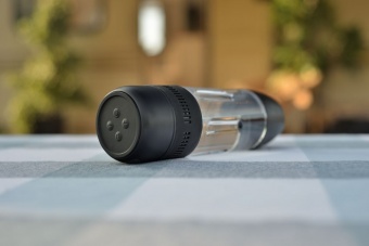 Бутылка для воды Torsta c беспроводной колонкой, черная фото 
