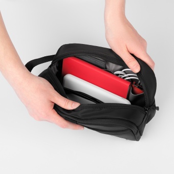 Дорожная косметичка Boston, черная фото 