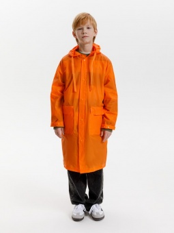 Дождевик детский RainDrop Kids, оранжевый фото 