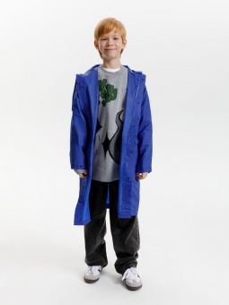 Дождевик детский RainDrop Kids, ярко-синий фото 