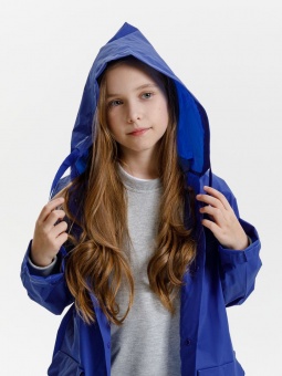 Дождевик детский RainDrop Kids, ярко-синий фото 