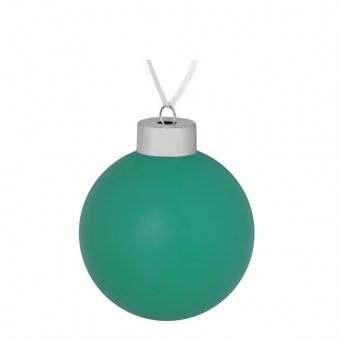Елочный шар Color, 8 см, зеленый фото 