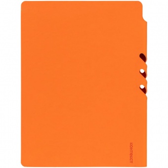 Ежедневник Flexpen Shall, недатированный, оранжевый фото 
