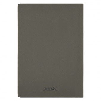 Ежедневник Latte soft touch недатированный, серый/красный фото 