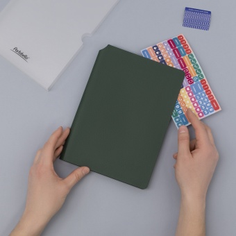 Ежедневник Molto недатированный, зеленый фото 