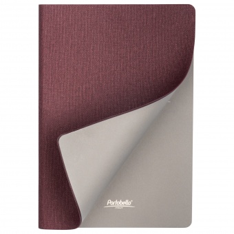 Ежедневник недатированный, Portobello Trend, TWEED, 145х210, 256 стр, бургунди фото 