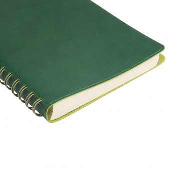 Ежедневник недатированный, Portobello Trend, Vista, 145х210, 256 стр, зеленый/салатовый фото 