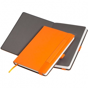 Ежедневник недатированный, Portobello Trend, Alpha, 145х210, 256 стр, оранжевый/коричневый фото 