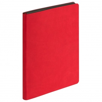 Ежедневник недатированный, Portobello Trend, Latte soft touch, 145х210, 256 стр, красный фото 