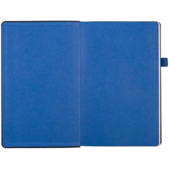 Ежедневник Ton, недатированный, черный с синим фото 