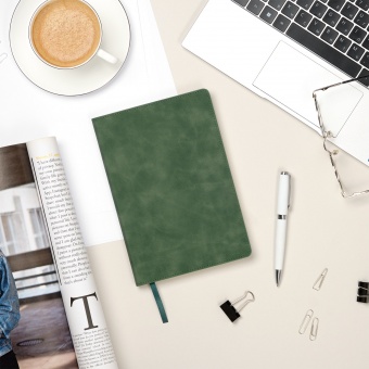 Ежедневник Verona недатированный, зеленый фото 