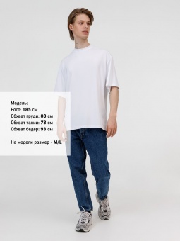Футболка из бифлекса Morfiss, белая фото 
