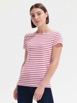 Футболка Miles Women белая с красным фото 6