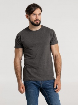 Футболка унисекс Firm Wear, черный меланж Футболка унисекс Firm Wear, черный меланж