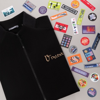 Футболка унисекс KRIS, 100% хлопок, 150 гр., черная фото 