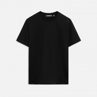 Футболка унисекс KRIS, 100% хлопок, 150 гр., черная фото 