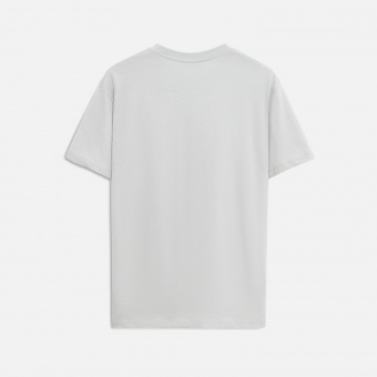 Футболка унисекс KRIS, 100% хлопок, 150 гр., светло-серая, размер XS фото 