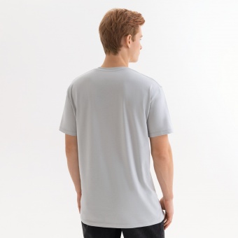 Футболка унисекс KRIS, 100% хлопок, 150 гр., светло-серая, размер XS фото 