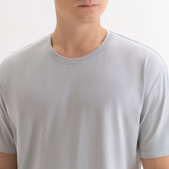 Футболка унисекс KRIS, 100% хлопок, 150 гр., светло-серая, размер XS фото 