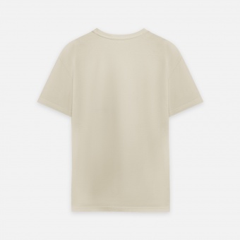 Футболка унисекс премиум AURA, 100% хлопок 200гр. бежевый, размер 3XL/4XL фото 