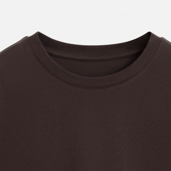 Футболка унисекс RUST NEO, 100% хлопок, 240 гр., коричневый, размер M/L фото 