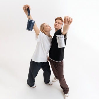 Футболка унисекс RUST NEO, 100% хлопок, белый фото 