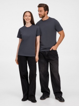 Футболка унисекс T-Bolka 180, темно-серая фото 21