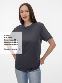 Футболка унисекс T-Bolka 180, темно-серая фото 25