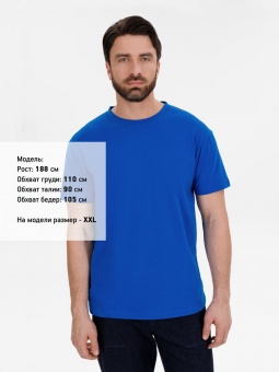 Футболка унисекс T-Bolka 180, ярко-синяя фото 23