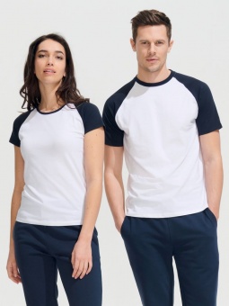 Футболка женская Milky 150, белая с красным фото 7
