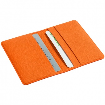 Футляр для карточек и визиток Devon, оранжевый фото 
