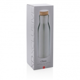 Герметичная вакуумная бутылка Clima со стальной крышкой, 500 мл фото 