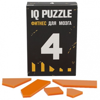 Головоломка IQ Puzzle Figures, цифра 4 фото 
