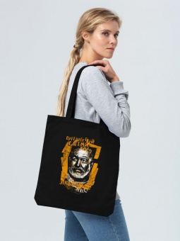 Холщовая сумка «Хемингуэй», черная фото 