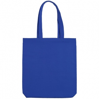 Холщовая сумка «Вот табурет», ярко-синяя фото 