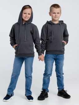 Худи детское Kirenga Kids 2.0, темно-серое (графит) фото 10