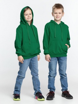 Худи детское Kirenga Kids 2.0, зеленое фото 8