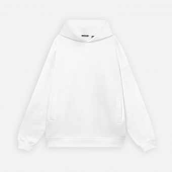 Худи оверсайз унисекс FUSION, белый, размер 3XL/4XL фото 
