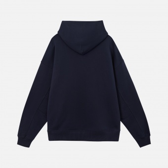 Худи оверсайз унисекс FUSION, темно-синий, размер 3XL/4XL фото 