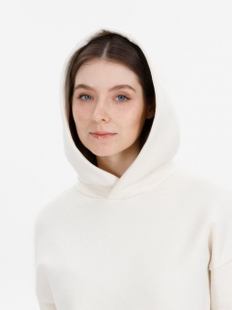 Худи оверсайз унисекс Snuggie, молочно-белое фото 